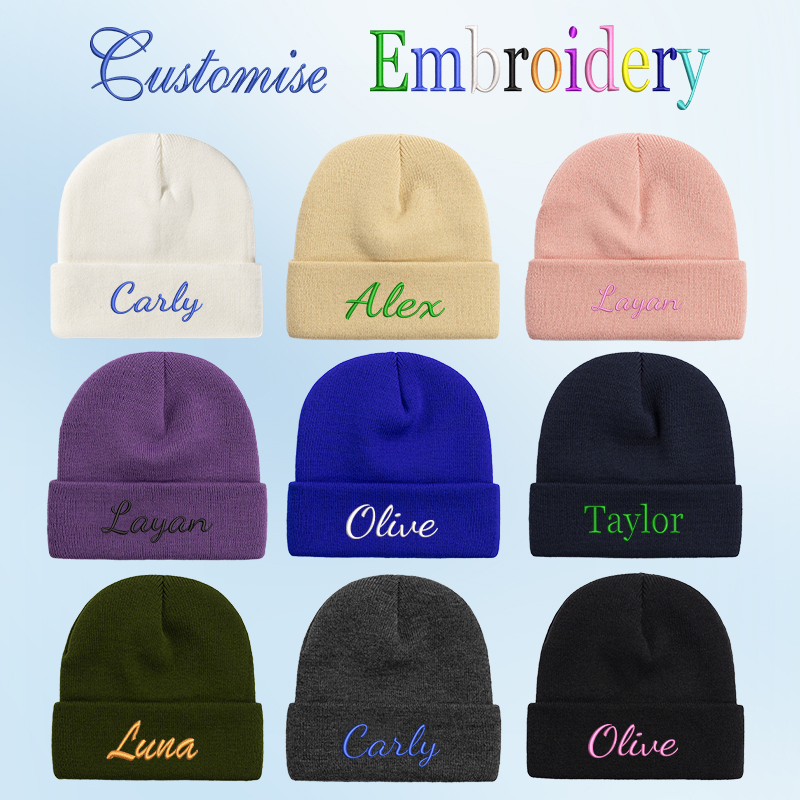 Cycling Gear Gifts - Personalizzazione Ricamata, Colore Unito, Cappello in