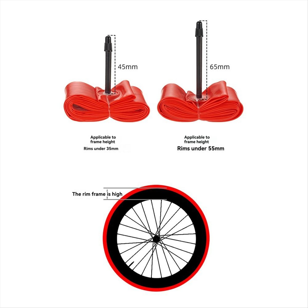Road Bike Tire - Camera d'aria in TPU T34C per