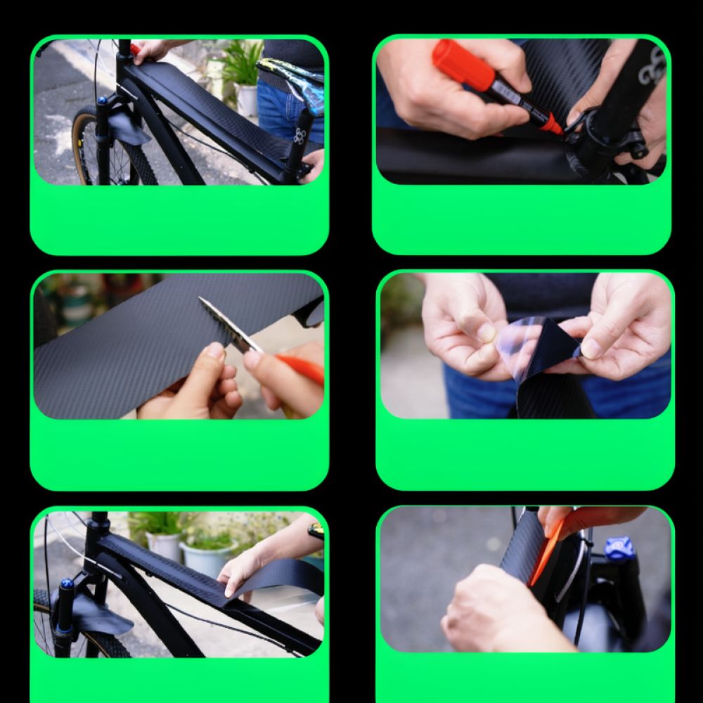 Cycling Gear And Equipment - Pellicola Protettiva in PVC con Texture