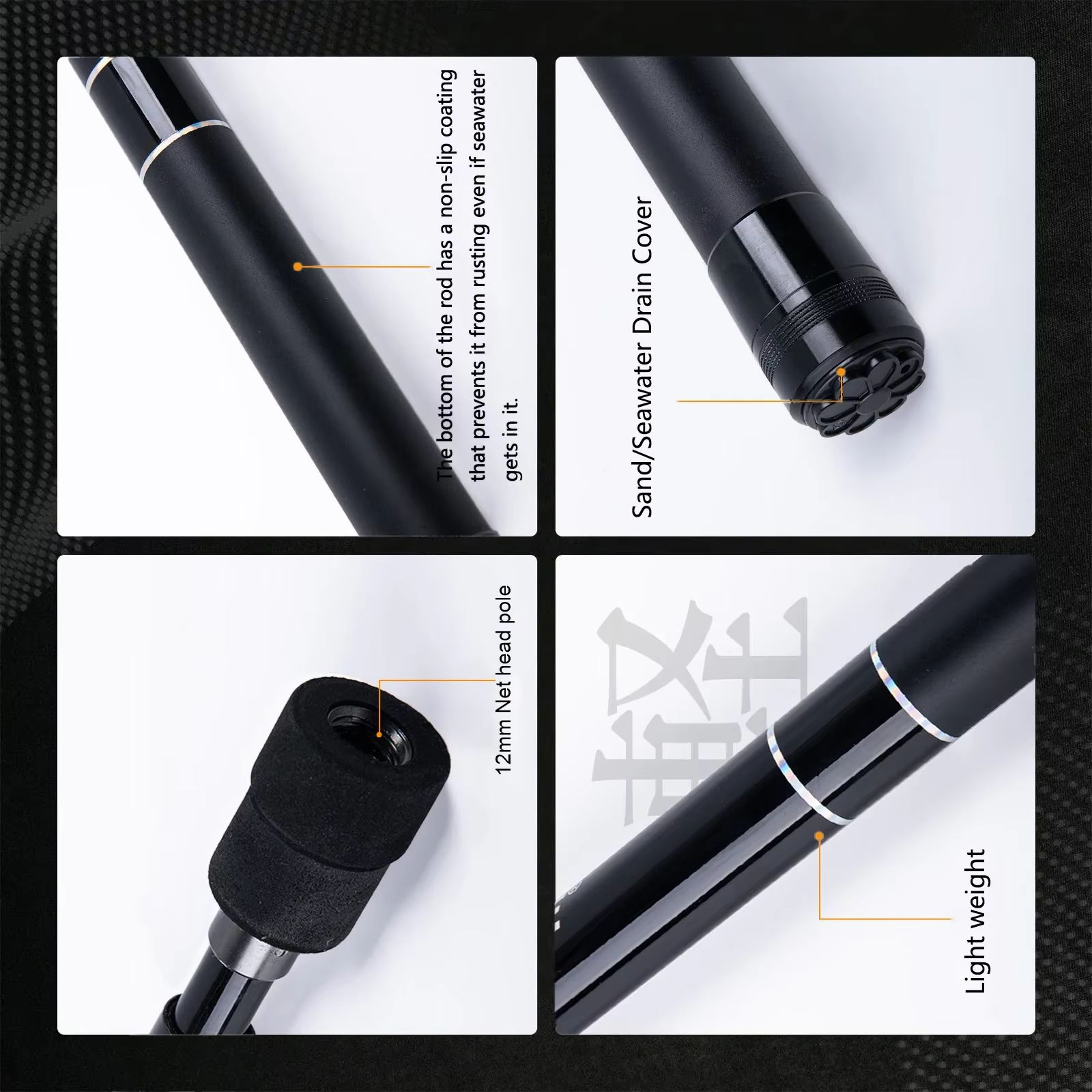 Cycling Landing Gear - Rete da pesca con manico telescopico