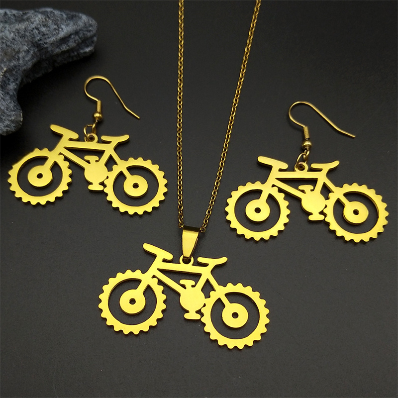 Set di gioielli con ciondolo p - Cycling Gear Gifts recensione e prezzo