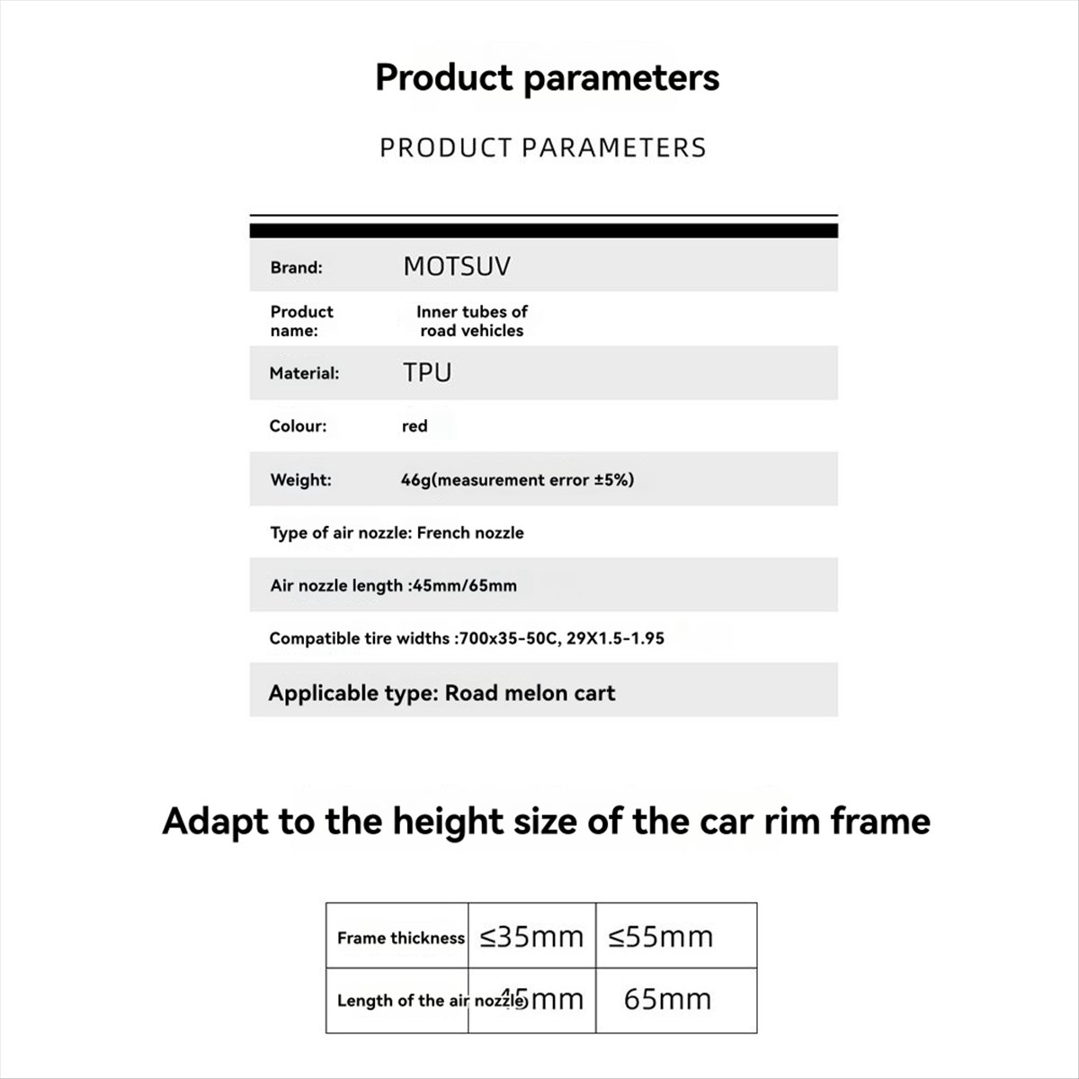 Camera d'aria in TPU T34C per  - Road Bike Tire recensione e prezzo