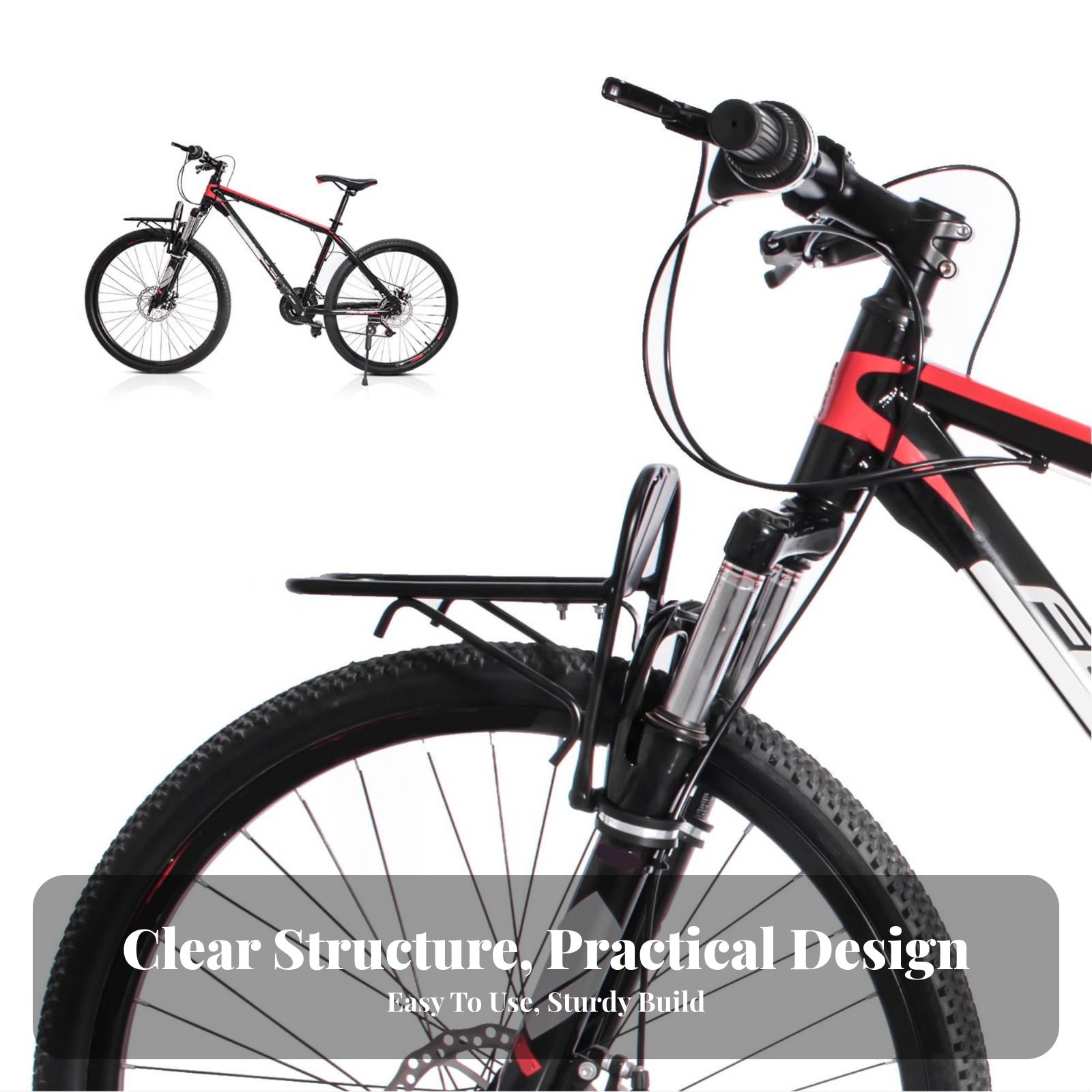 Portapacchi Anteriore per Bici - Bike Cargo Rack recensione e prezzo