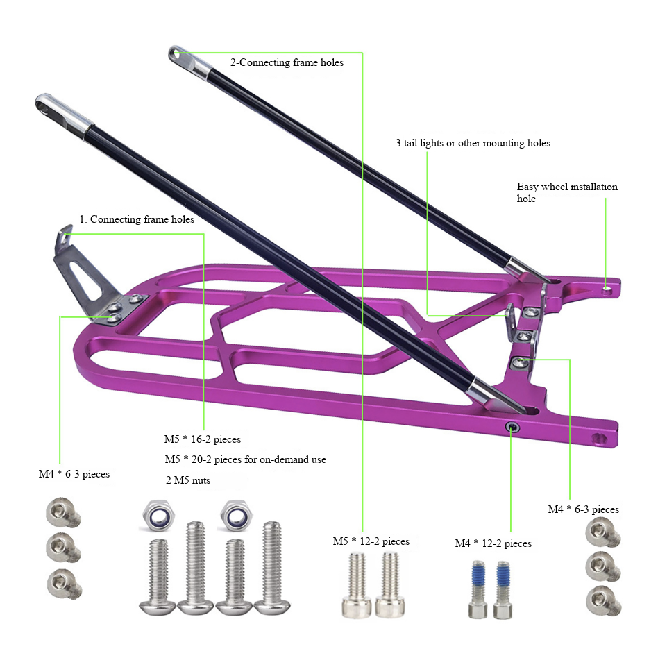 Portapacchi Posteriore in Allu - Bike Cargo Rack recensione e prezzo